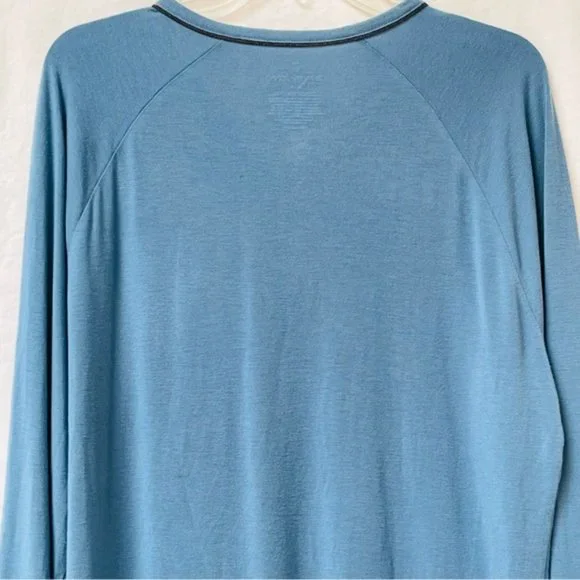 Tommy John Long Sleeves Mens Medium Top Shirt Henley Loungewear Soft Casual Cozy - Picture 9 of 10